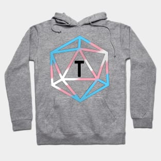 Trans Pride Flag Dice Hoodie